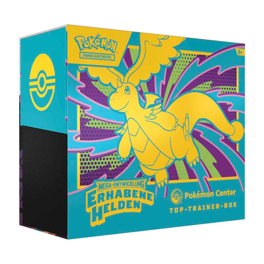 Pokémon-Sammelkartenspiel: Pokémon Center Top-Trainer-Box Mega-Entwicklung – Erhabene Helden (DE)
